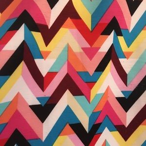 Graphic rainbow pencil skirt New Directions XL